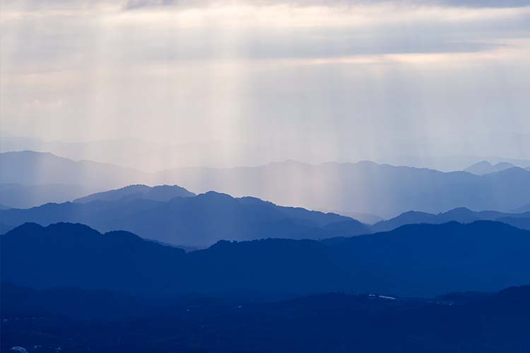 magical mountain lanscape